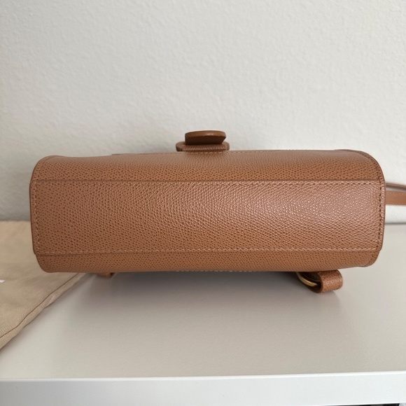 SOLD Senreve Alunna Bag + Statement Strap | Chestnut Pebbled leather - Picture 3 of 9